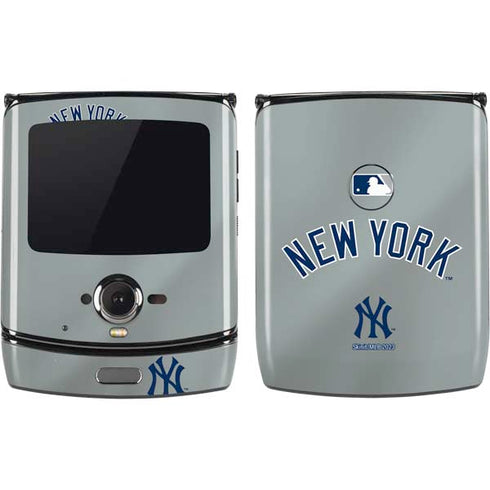 MLB New York Yankees Alternate/Away Jersey Motorola RAZR Skin