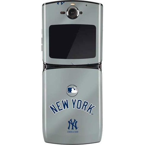 MLB New York Yankees Alternate/Away Jersey Motorola RAZR Skin