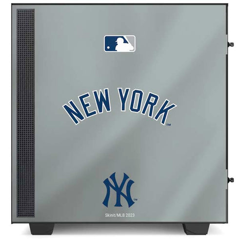 MLB New York Yankees Alternate/Away Jersey NZXT H510 Compact ATX Mid-Tower Case Skin