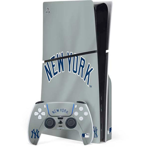 MLB New York Yankees Alternate/Away Jersey PS5 Slim Disk Bundle Skin