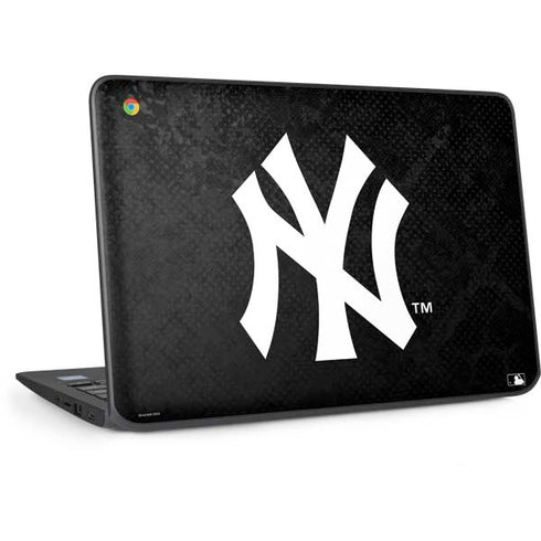 MLB New York Yankees Dark Wash HP Chromebook Skin