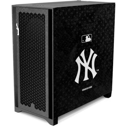 MLB New York Yankees Dark Wash Corsair 4000D Tempered Glass Mid-Tower ATX Case Skin