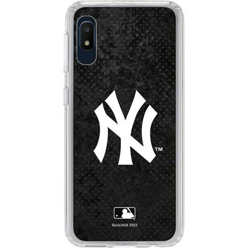 MLB New York Yankees Dark Wash Galaxy A10e Clear Case