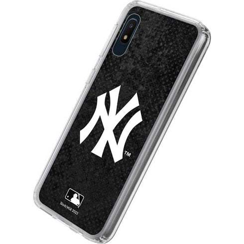 MLB New York Yankees Dark Wash Galaxy A10e Clear Case