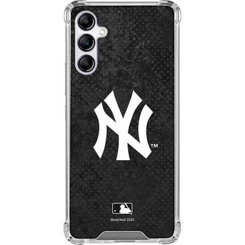 MLB New York Yankees Dark Wash Galaxy A15 5G Clear Case