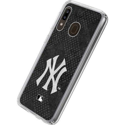 MLB New York Yankees Dark Wash Galaxy A20 Clear Case