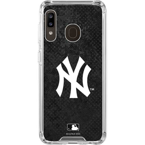 MLB New York Yankees Dark Wash Galaxy A30 Clear Case