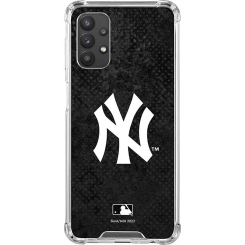 MLB New York Yankees Dark Wash Galaxy A32 5G Clear Case