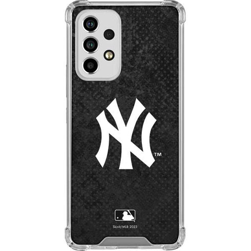MLB New York Yankees Dark Wash Galaxy A53 5G Clear Case