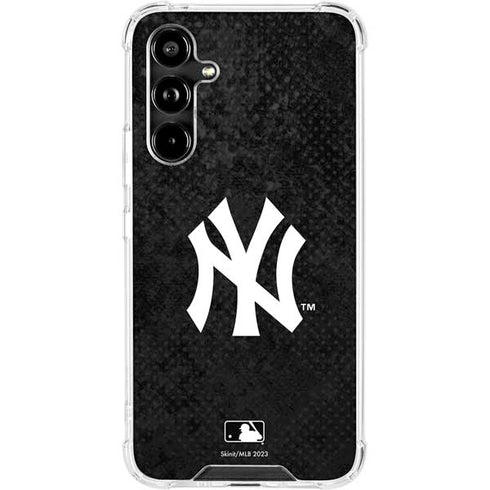 MLB New York Yankees Dark Wash Galaxy A54 5G Clear Case