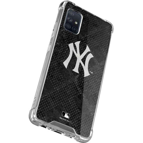 MLB New York Yankees Dark Wash Galaxy A71 5G Clear Case