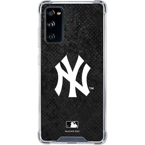 MLB New York Yankees Dark Wash Galaxy S20 FE Clear Case