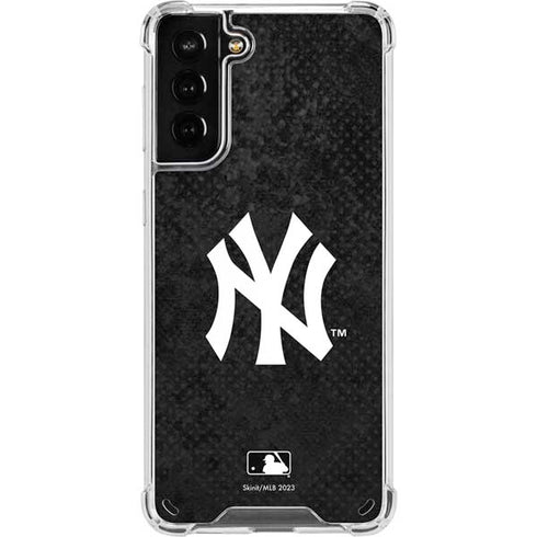 MLB New York Yankees Dark Wash Galaxy S21 Plus 5G Clear Case