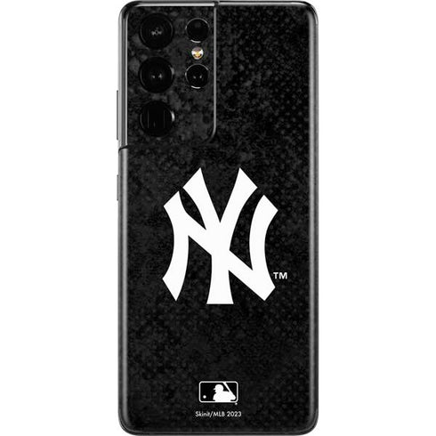 MLB New York Yankees Dark Wash Galaxy S21 Ultra 5G Skin
