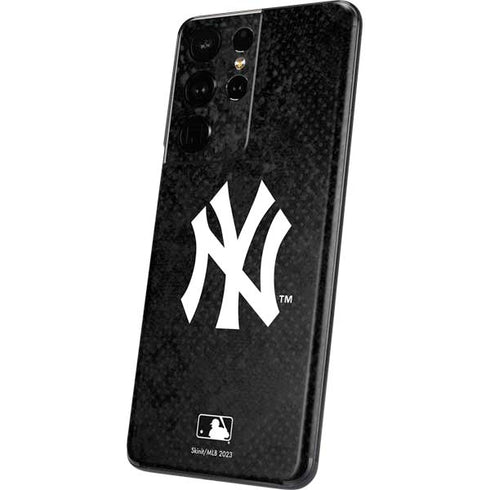 MLB New York Yankees Dark Wash Galaxy S21 Ultra 5G Skin