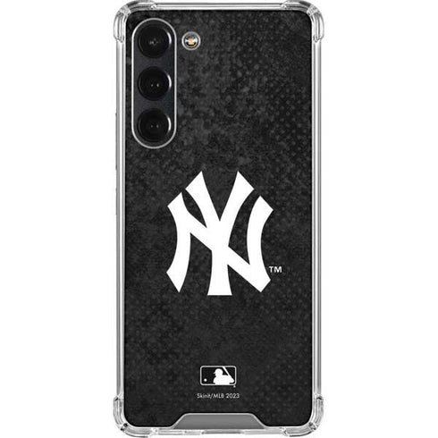MLB New York Yankees Dark Wash Galaxy S23 Plus Clear Case