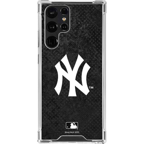 MLB New York Yankees Dark Wash Galaxy S24 Ultra Clear Case