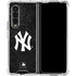 MLB New York Yankees Dark Wash Galaxy Z Fold4 5G Clear Case