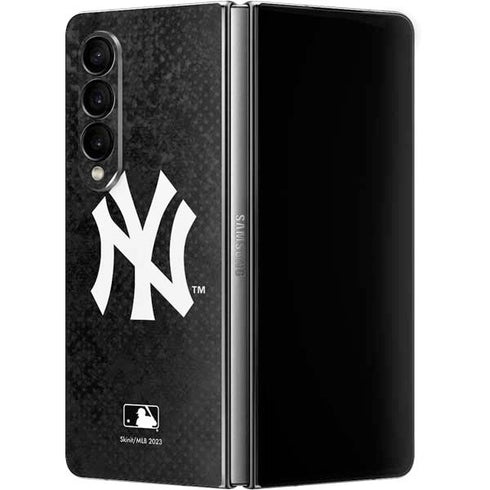 MLB New York Yankees Dark Wash Galaxy Z Fold4 5G Skin