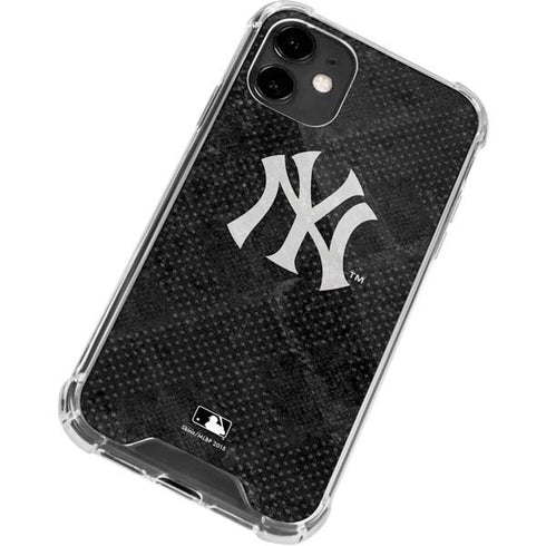 MLB New York Yankees Dark Wash iPhone 12 Clear Case