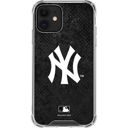 MLB New York Yankees Dark Wash iPhone 12 Mini Clear Case