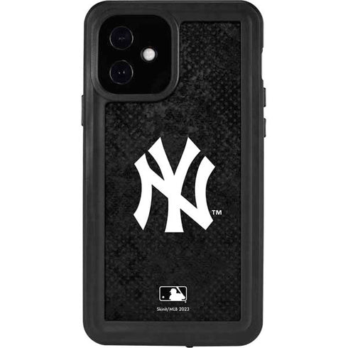 MLB New York Yankees Dark Wash iPhone 12 Waterproof Case