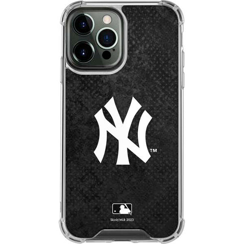 MLB New York Yankees Dark Wash iPhone 14 Pro Max Clear Case