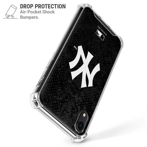 MLB New York Yankees Dark Wash iPhone XR Clear Case