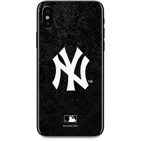 MLB New York Yankees Dark Wash iPhone XS Max Skin