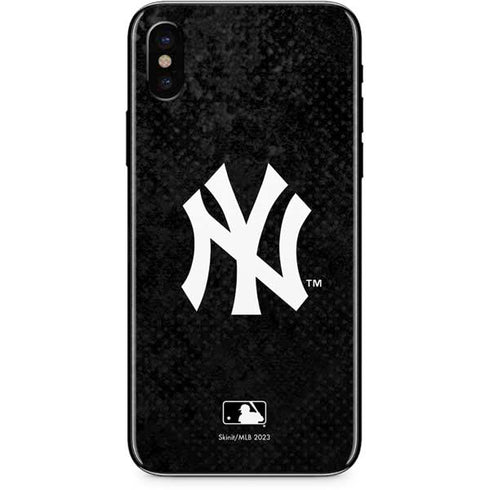 MLB New York Yankees Dark Wash iPhone XS Skin