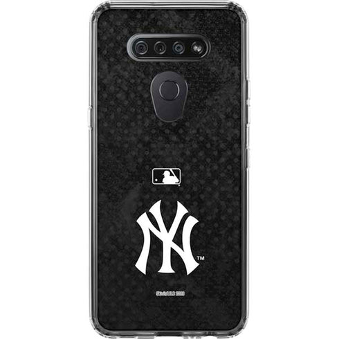 MLB New York Yankees Dark Wash LG K51/Q51 Clear Case