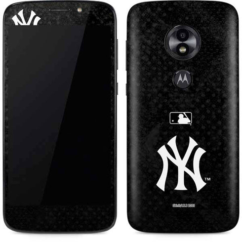 MLB New York Yankees Dark Wash Moto E5 Play Skin