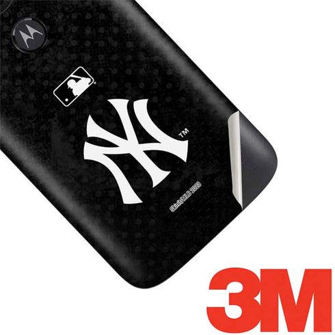 MLB New York Yankees Dark Wash Moto E5 Play Skin