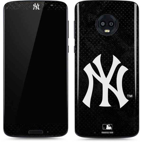 MLB New York Yankees Dark Wash Moto G6 Skin