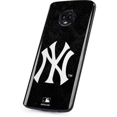 MLB New York Yankees Dark Wash Moto G6 Skin