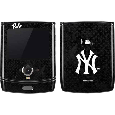 MLB New York Yankees Dark Wash Motorola RAZR Skin