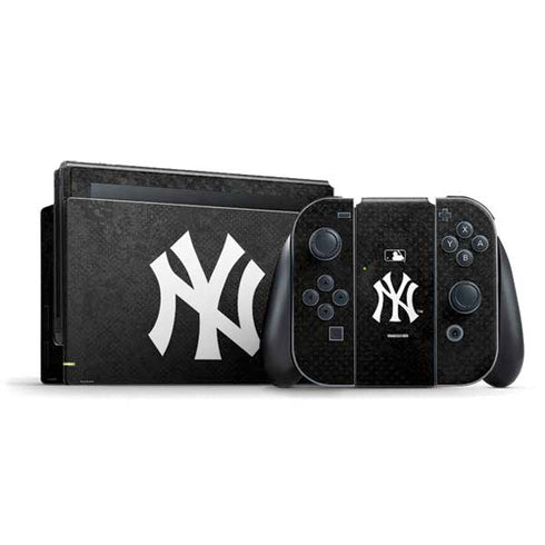 MLB New York Yankees Dark Wash Nintendo Switch Bundle Skin
