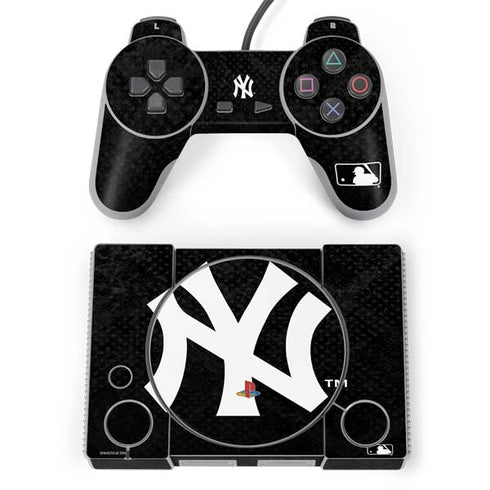 MLB New York Yankees Dark Wash PlayStation Classic Bundle Skin
