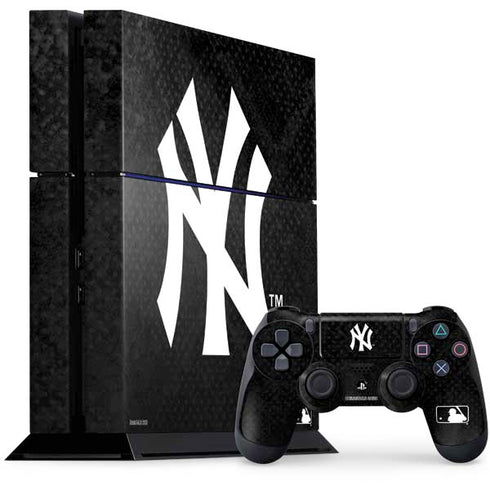 MLB New York Yankees Dark Wash PS4 Console and Controller Bundle Skin