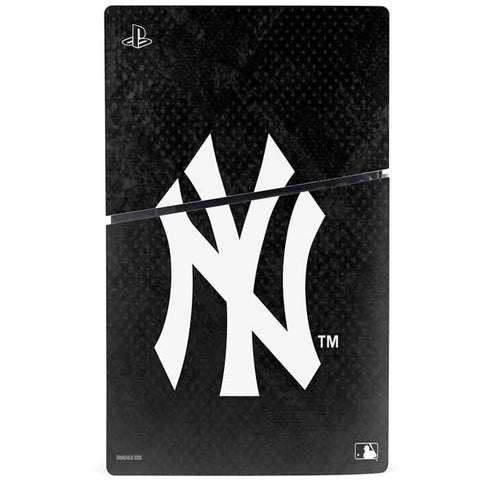 MLB New York Yankees Dark Wash PS5 Slim Disk Console Skin