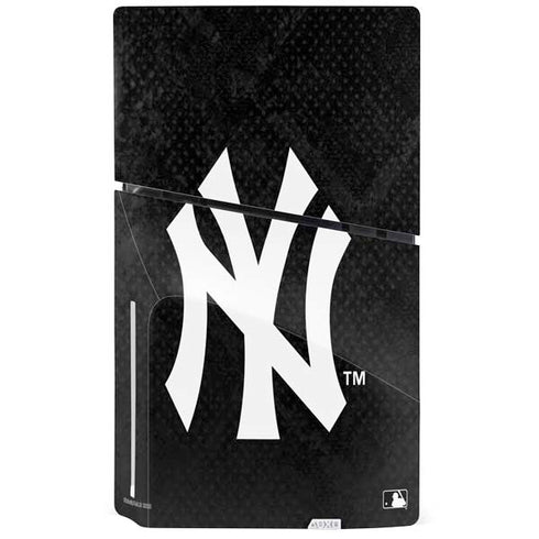 MLB New York Yankees Dark Wash PS5 Slim Disk Console Skin