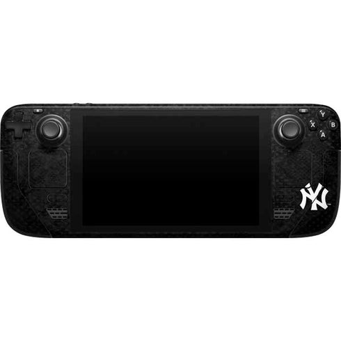 MLB New York Yankees Dark Wash Steam Deck Handheld Gaming Computer Skin