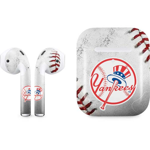 MLB New York Yankees Game Ball Apple AirPods 2 Skin