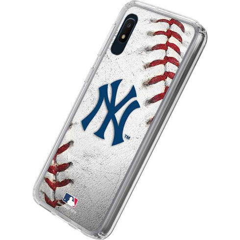 MLB New York Yankees Game Ball Galaxy A10e Clear Case
