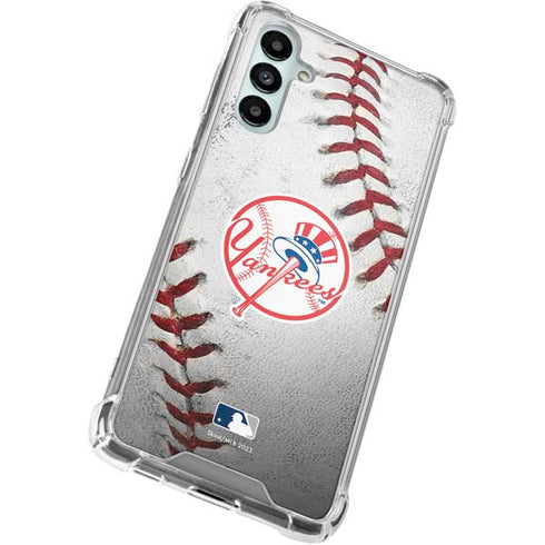 MLB New York Yankees Game Ball Galaxy A15 5G Clear Case