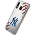 MLB New York Yankees Game Ball Galaxy A20 Clear Case