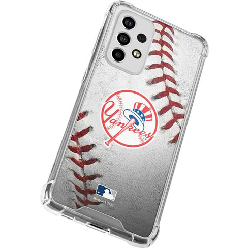 MLB New York Yankees Game Ball Galaxy A33 5G Clear Case