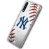 MLB New York Yankees Game Ball Galaxy A50 Clear Case