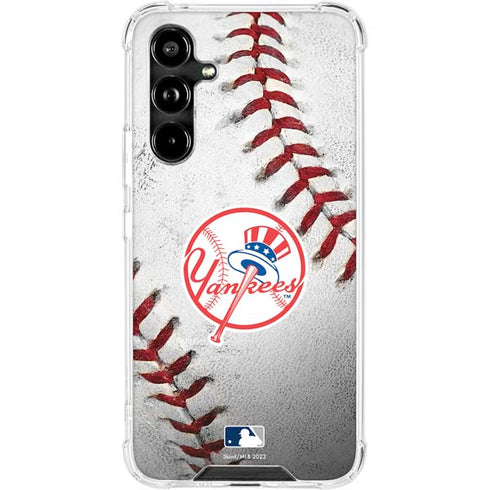 MLB New York Yankees Game Ball Galaxy A54 5G Clear Case