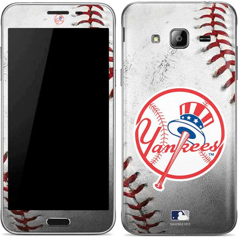 MLB New York Yankees Game Ball Galaxy J3 Skin